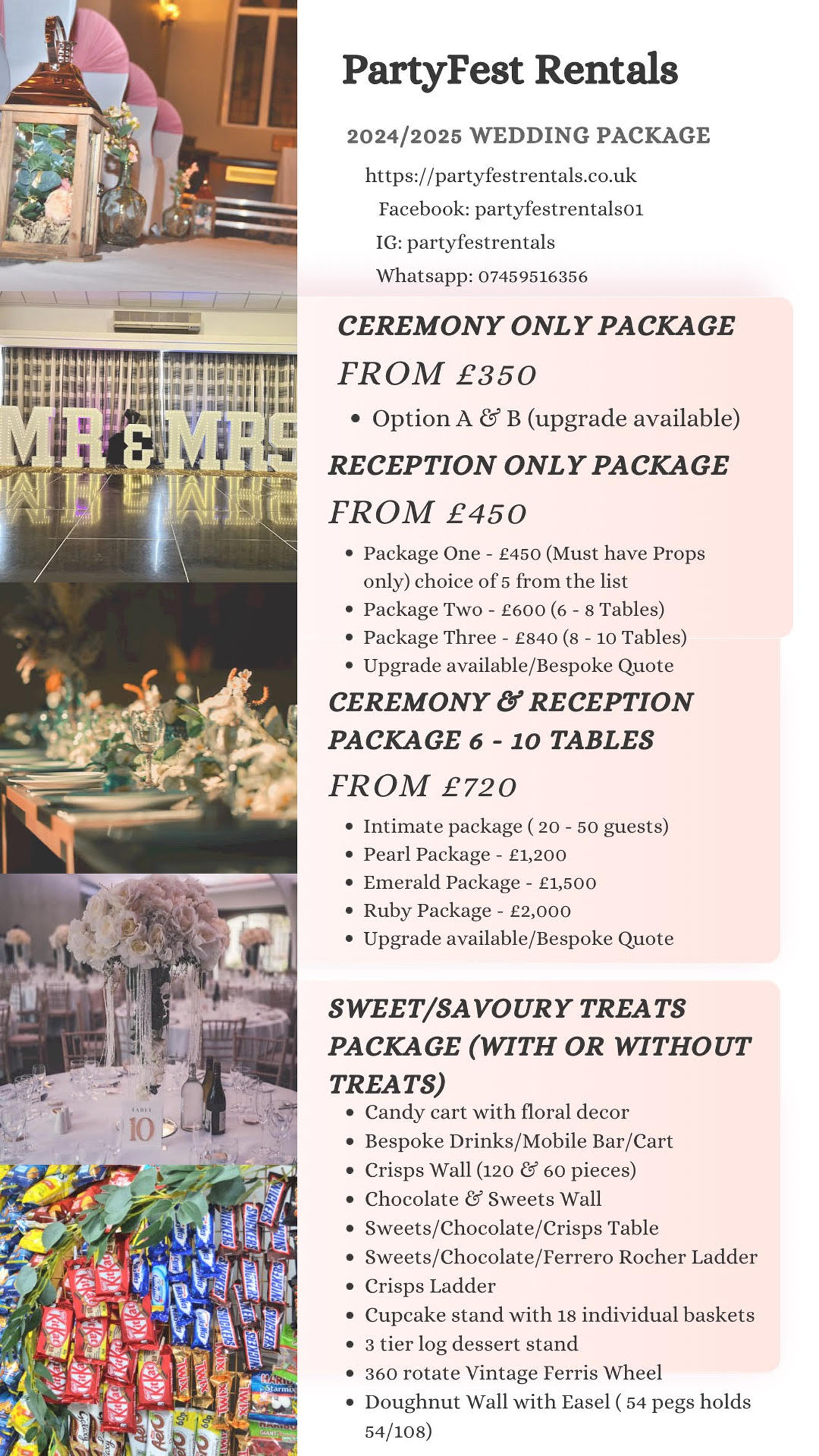 Wedding Packages 1