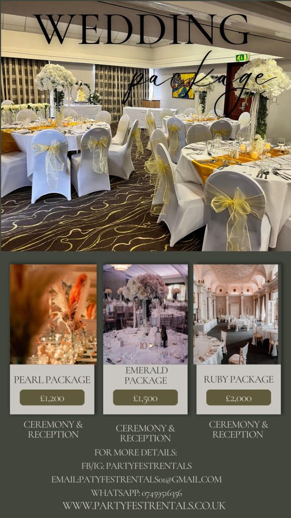 Ceremony and Reception only Wedding Packages 9