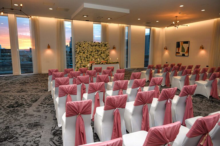 Wedding ceremony at Voco Hotel Manchester for the happy couple