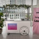 6.5 ft bespoke drinks cart suitable for weddings, corporate events, birthdays, and celebrations